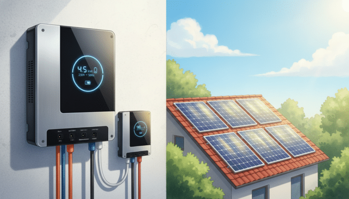 Hybrid-Wechselrichter für kleine PV-Anlagen
